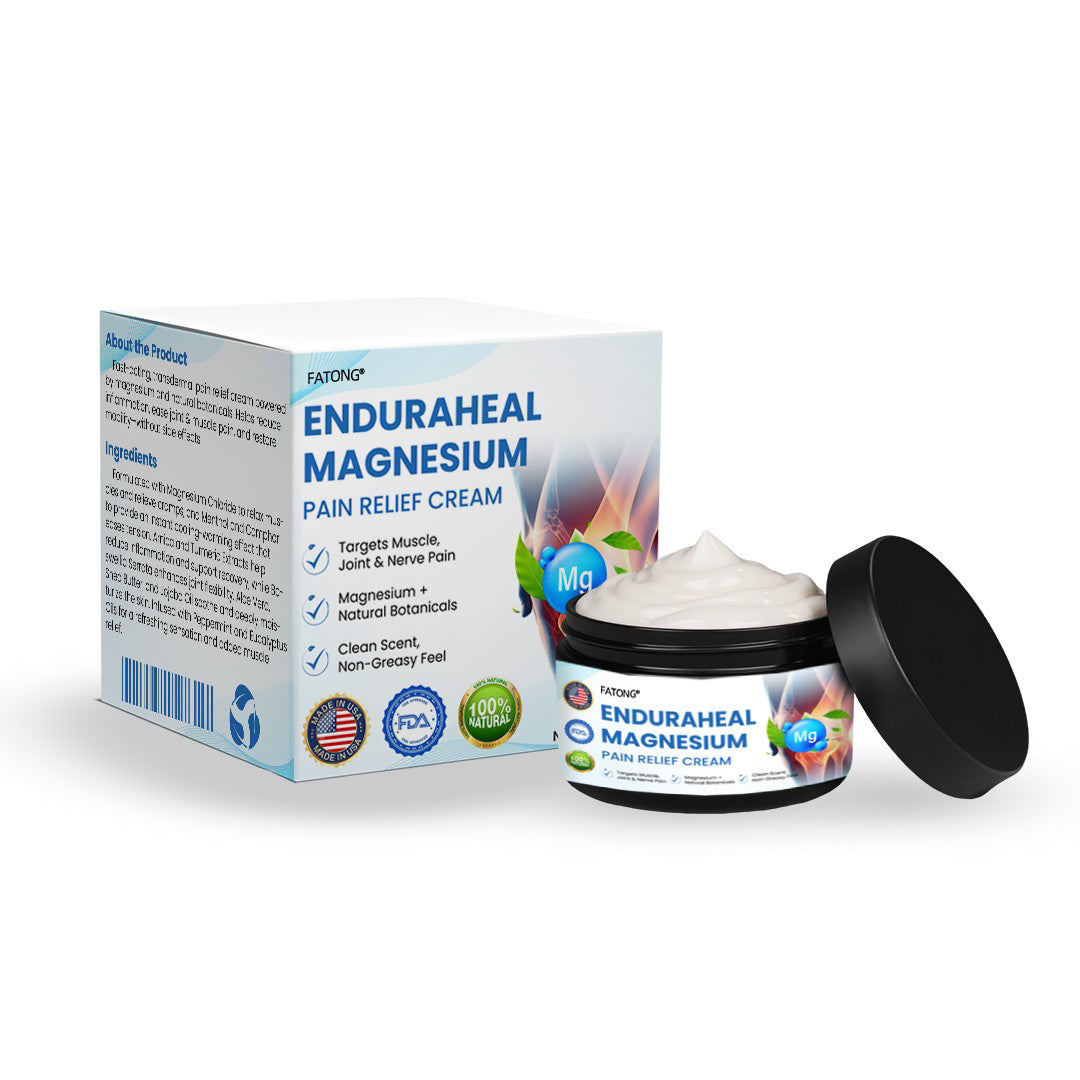 FATONG® EnduraHeal Magnesium Pain Relief Cream (Treats Arthritis, Neuropathy, Rheumatism, Sports Injuries & More)