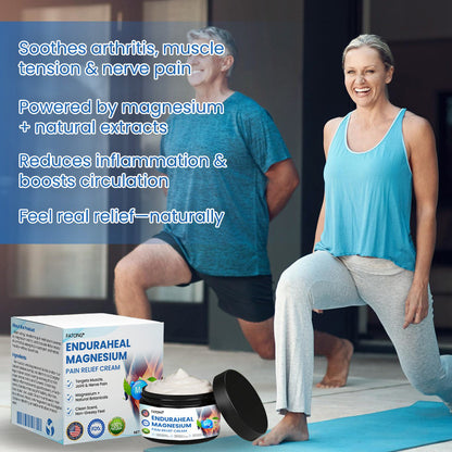 FATONG® EnduraHeal Magnesium Pain Relief Cream (Treats Arthritis, Neuropathy, Rheumatism, Sports Injuries & More)